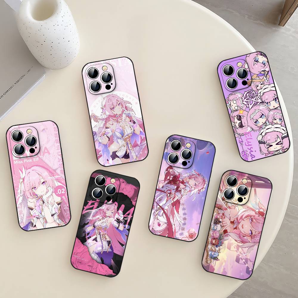 Phone Cases That Fit Iphone 16E - Cartoon Game E-Elysia Slim Black Phone