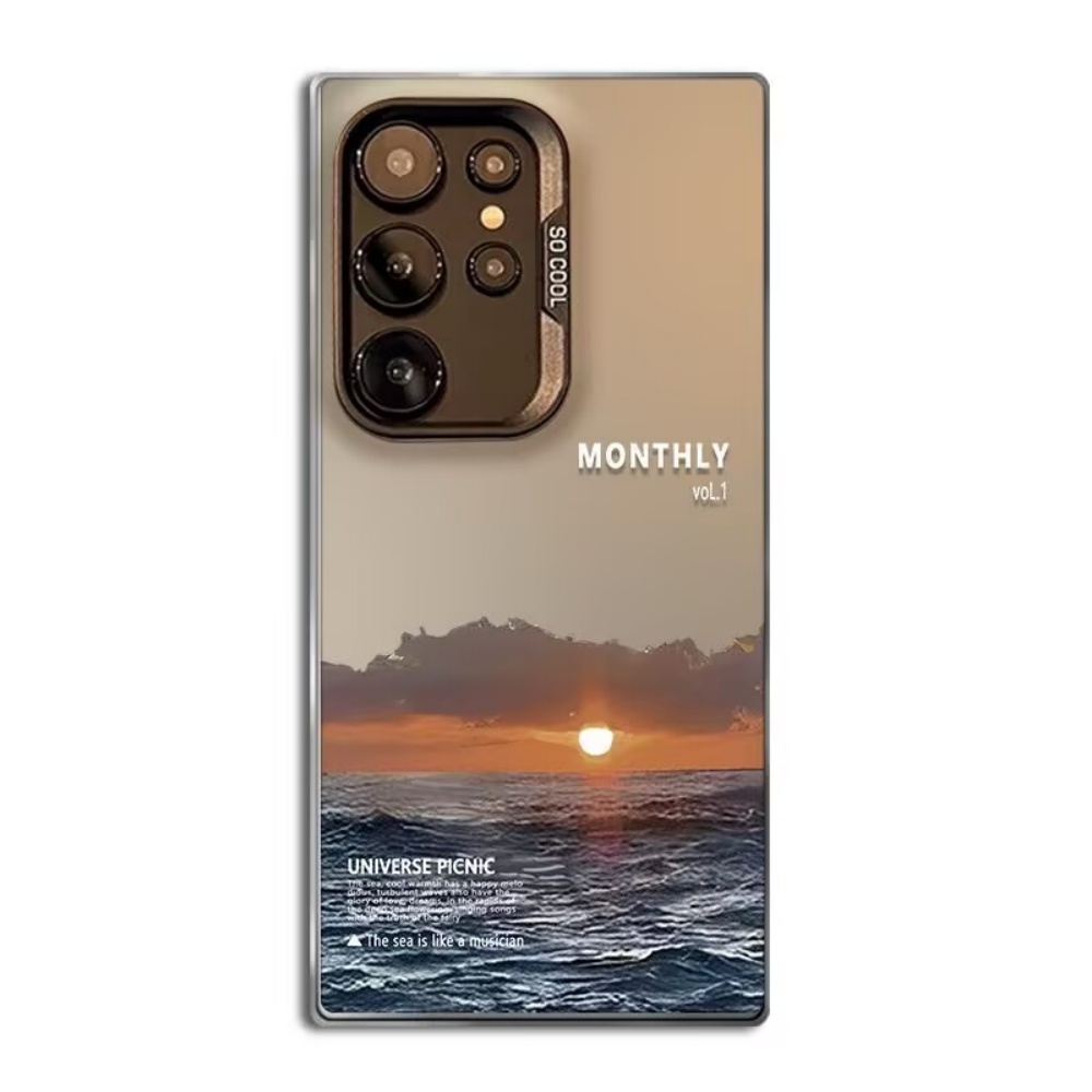 Phone Cases Galaxy S25 - Sunset Theme At Sea Frosted Phone