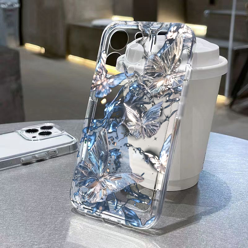 Phone Cases Best - Luxury 3D Butterfly Clear Phone Case