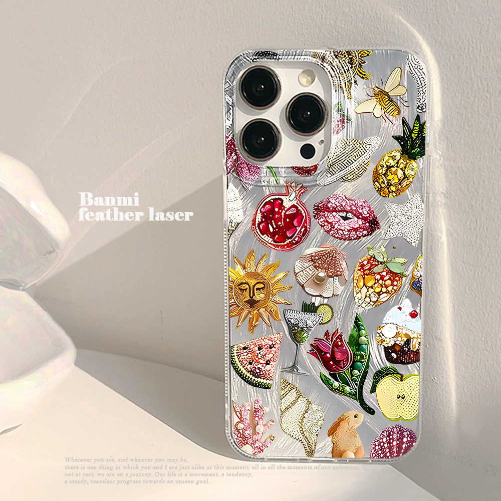 Phone Cases Best - Luxury Retro Collage Silicone Phone Case