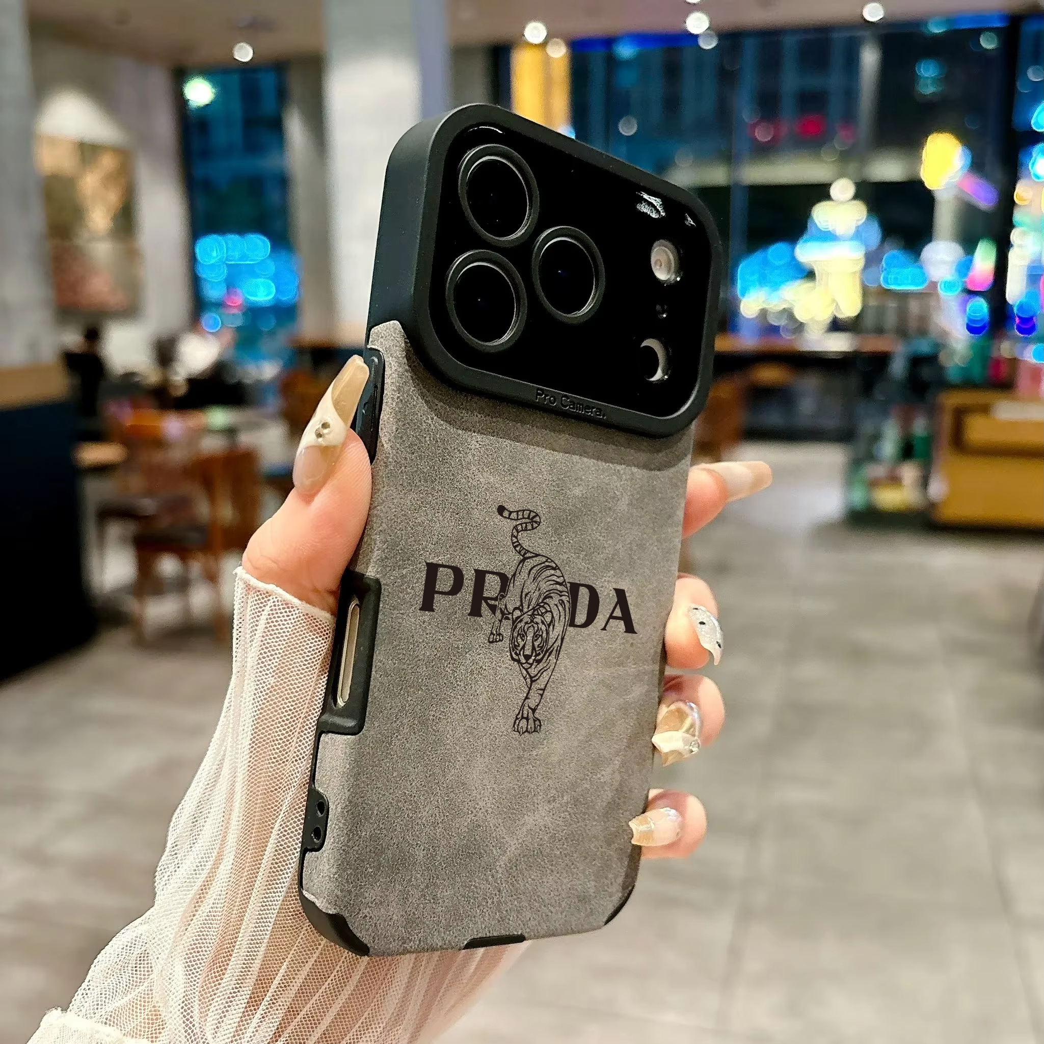 Phone Cases Dior - Microfiber Leather phone case for iphone