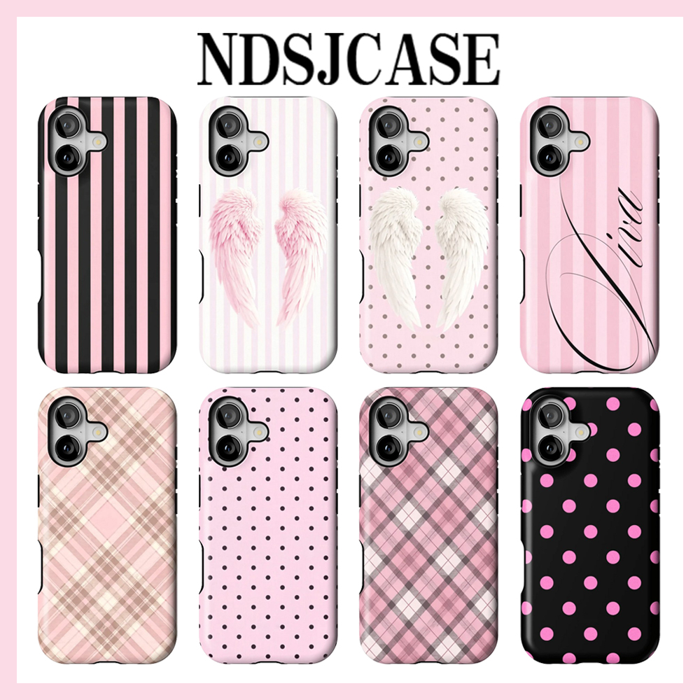 Phone Cases Burga - Luxury Clmj Plaid Wing Polka Stripe
