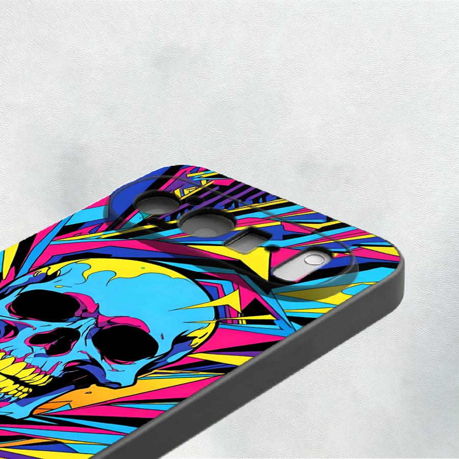 Neon Pop Art Skull Case for Go - Phone Cases Art review and price