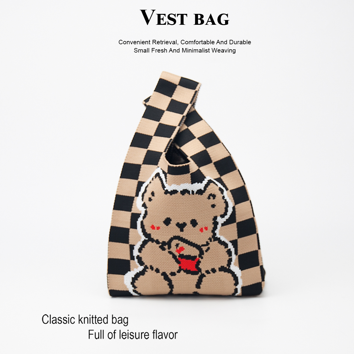 Cute Knitted Handbag for Girls - Phone Cases You Can Design review and price
