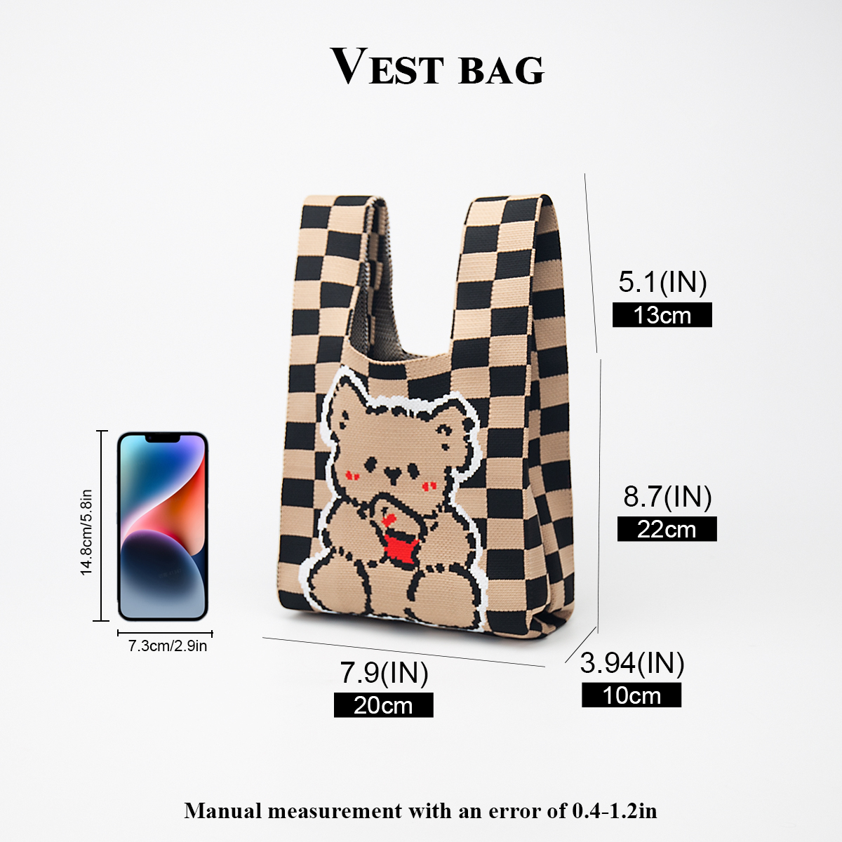 Cute Knitted Handbag for Girls - Phone Cases You Can Design review and price