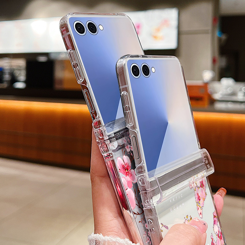 Pink Flower Printed Phone Case - Phone Cases Z Fold 7 review and price