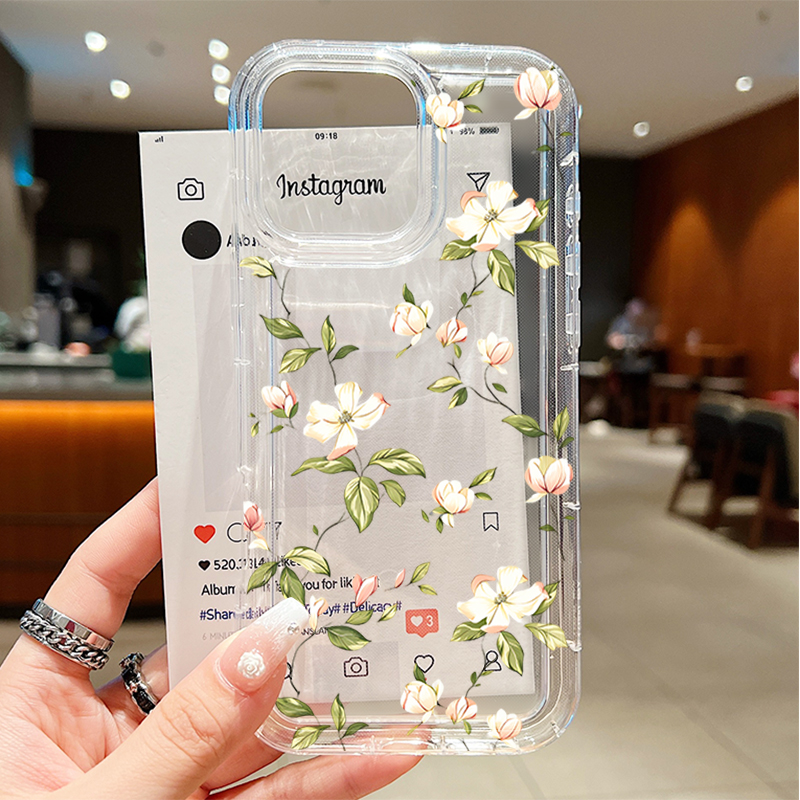 Vogue White Painted Magnolia F - Phone Cases Vogue review and price