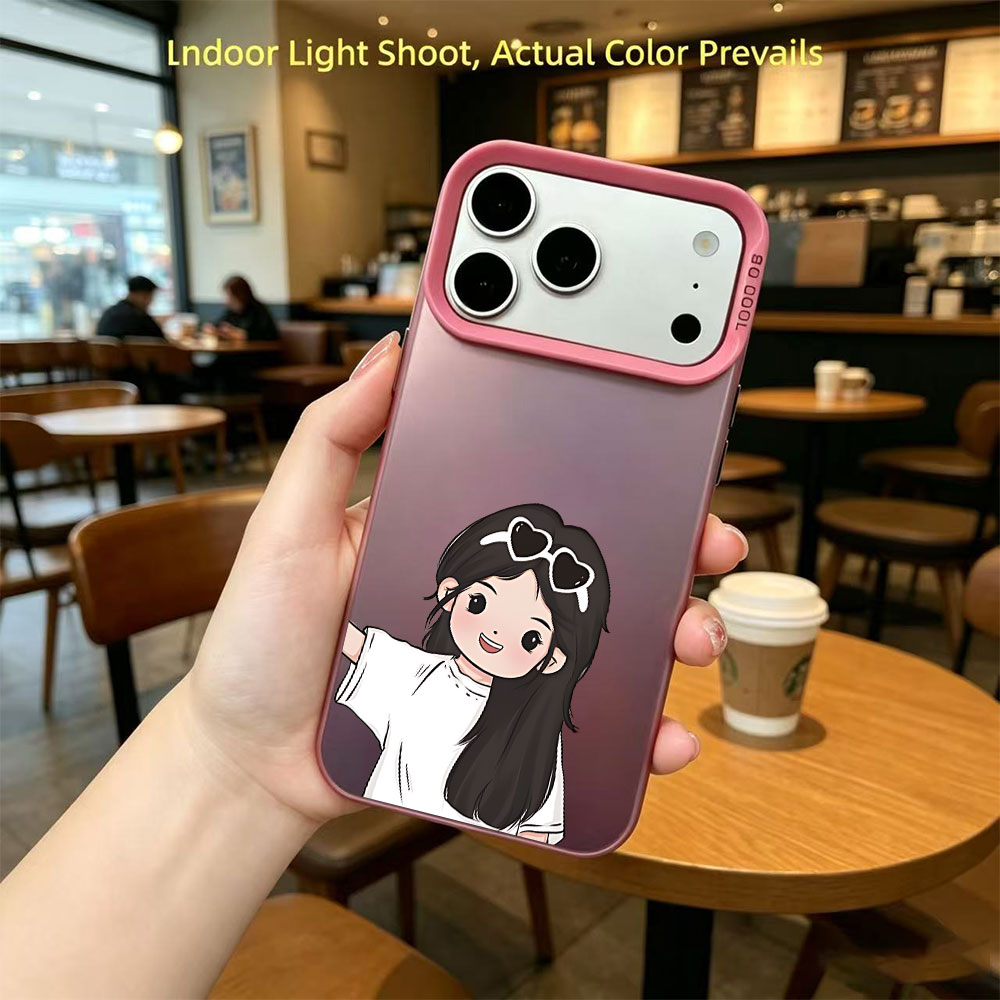 Cute Girl Print Matte IMD Phon - Phone Cases Xr Cute review and price