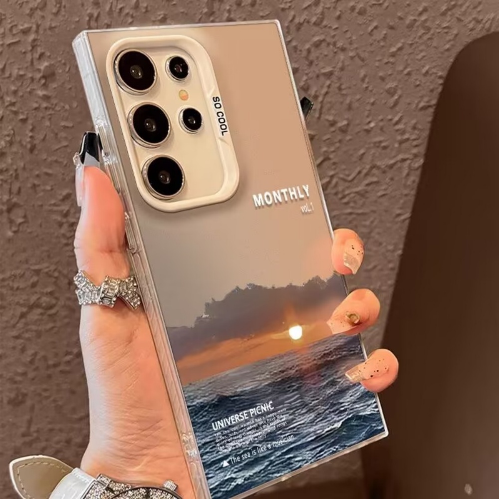 Sunset Theme At Sea Frosted Ph - Phone Cases Galaxy S25 review and price