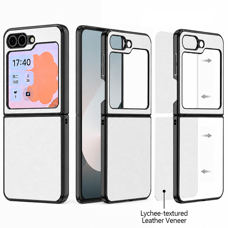 Simple Flower Pattern PU Leath - Phone Cases Z Fold 7 review and price