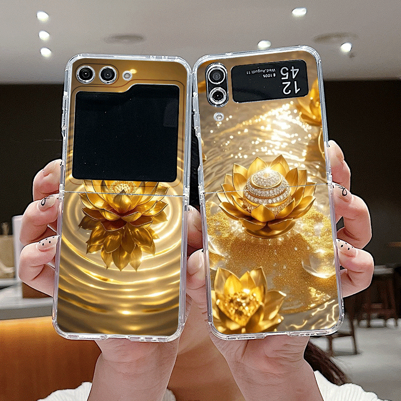 Creative Golden Lotus Flower P - Phone Cases Z Fold 7 review and price