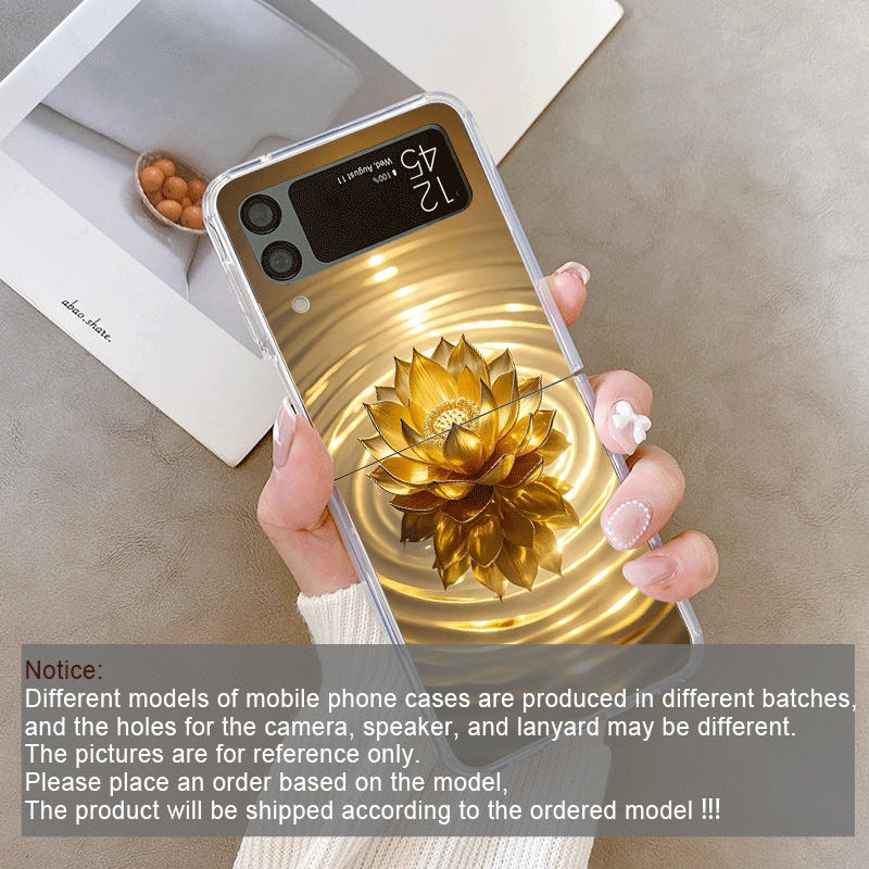 Creative Golden Lotus Flower P - Phone Cases Z Fold 7 review and price