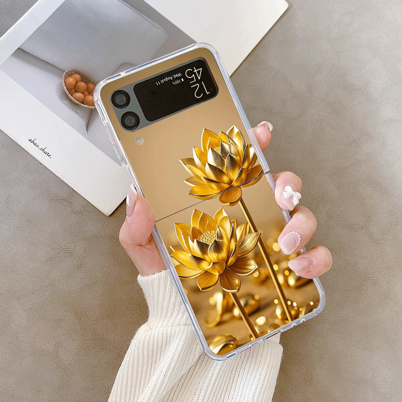 Creative Golden Lotus Flower P - Phone Cases Z Fold 7 review and price