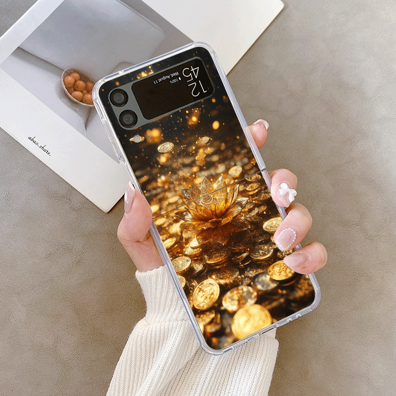 Creative Golden Lotus Flower P - Phone Cases Z Fold 7 review and price