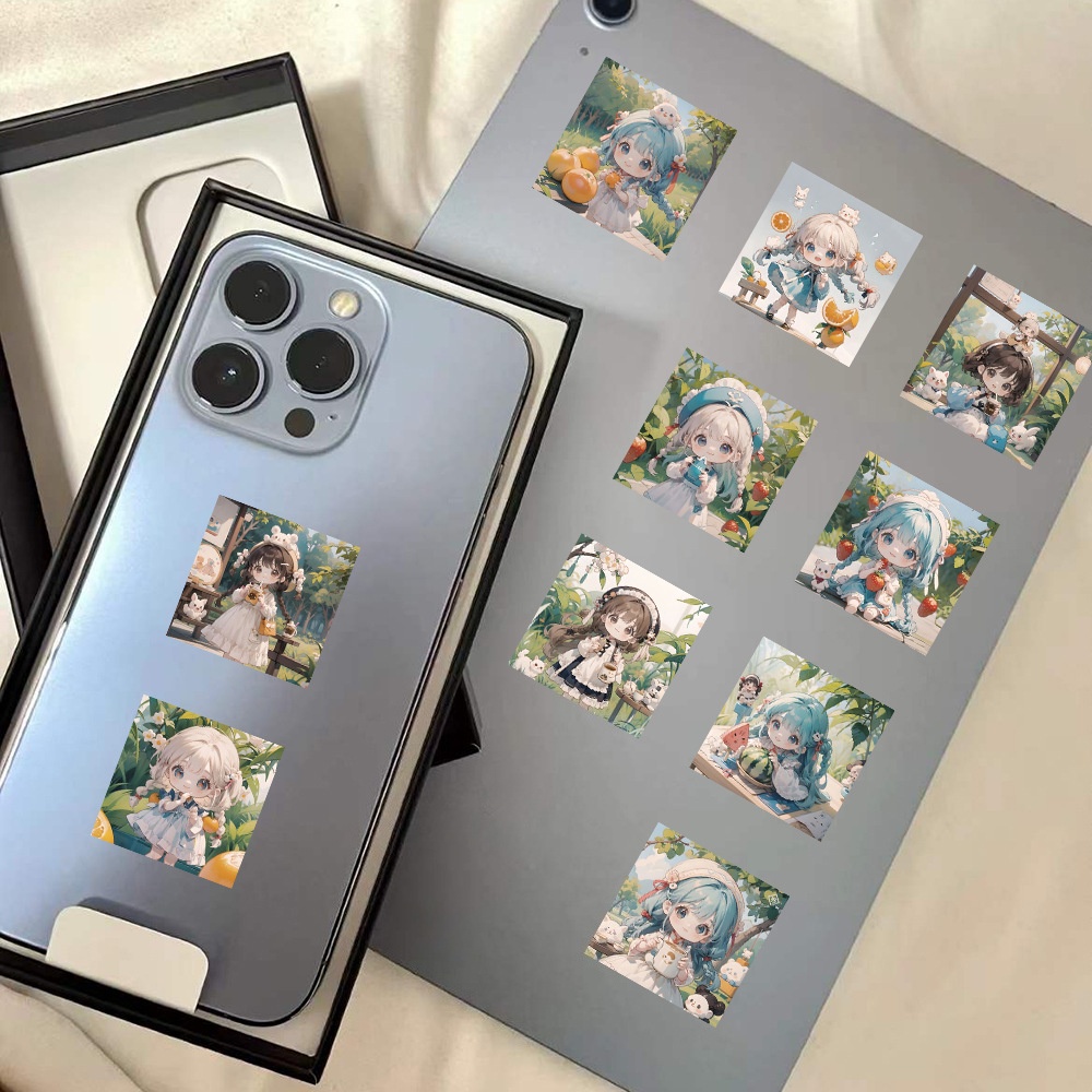 60 Pieces of Fruit Girl Cartoo - Phone Cases You Can Design review and price