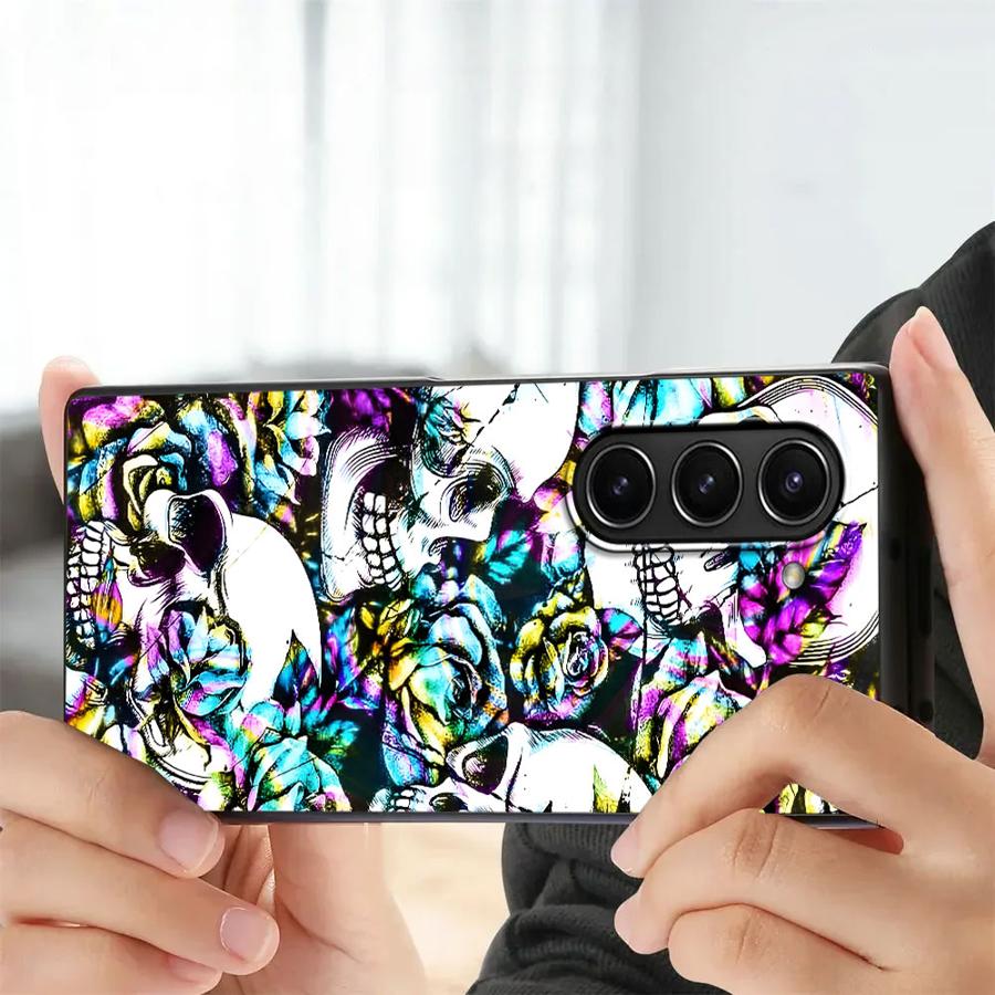 Skull Art Case for Samsung Gal - Phone Cases Z Fold 7 review and price