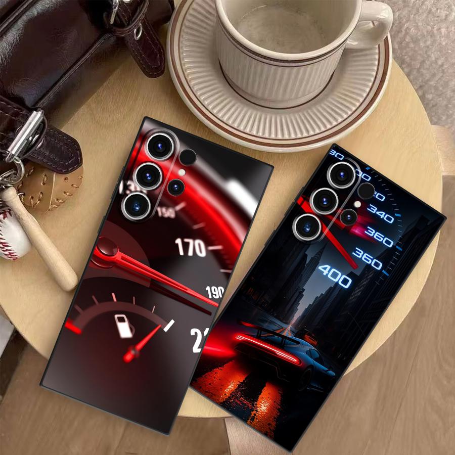 Red Car Gauge Case for Samsung - Phone Cases Galaxy S25 review and price