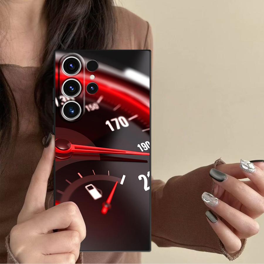 Red Car Gauge Case for Samsung - Phone Cases Galaxy S25 review and price