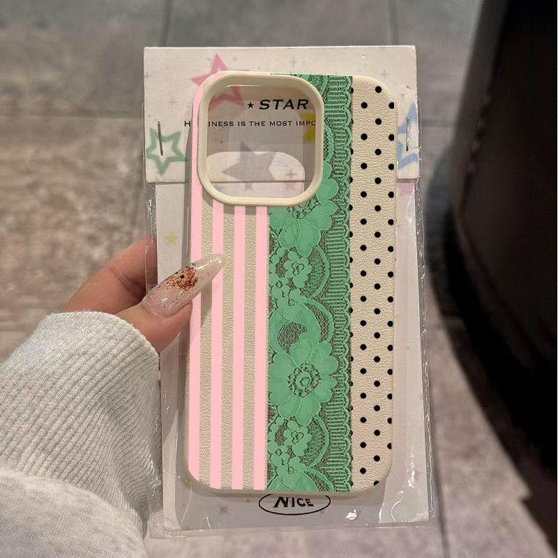 Vogue Lace Polka Dot Patchwork - Phone Cases Vogue review and price