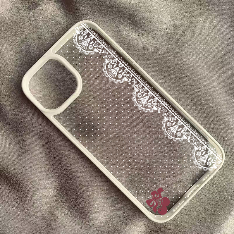 Cute Cherry Bow White Lace Pol - Phone Cases Xr Cute review and price
