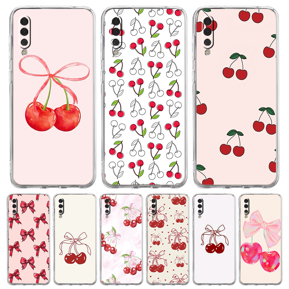 Cute Cherry Bow Phone Case For - Phone Cases Burga review and price