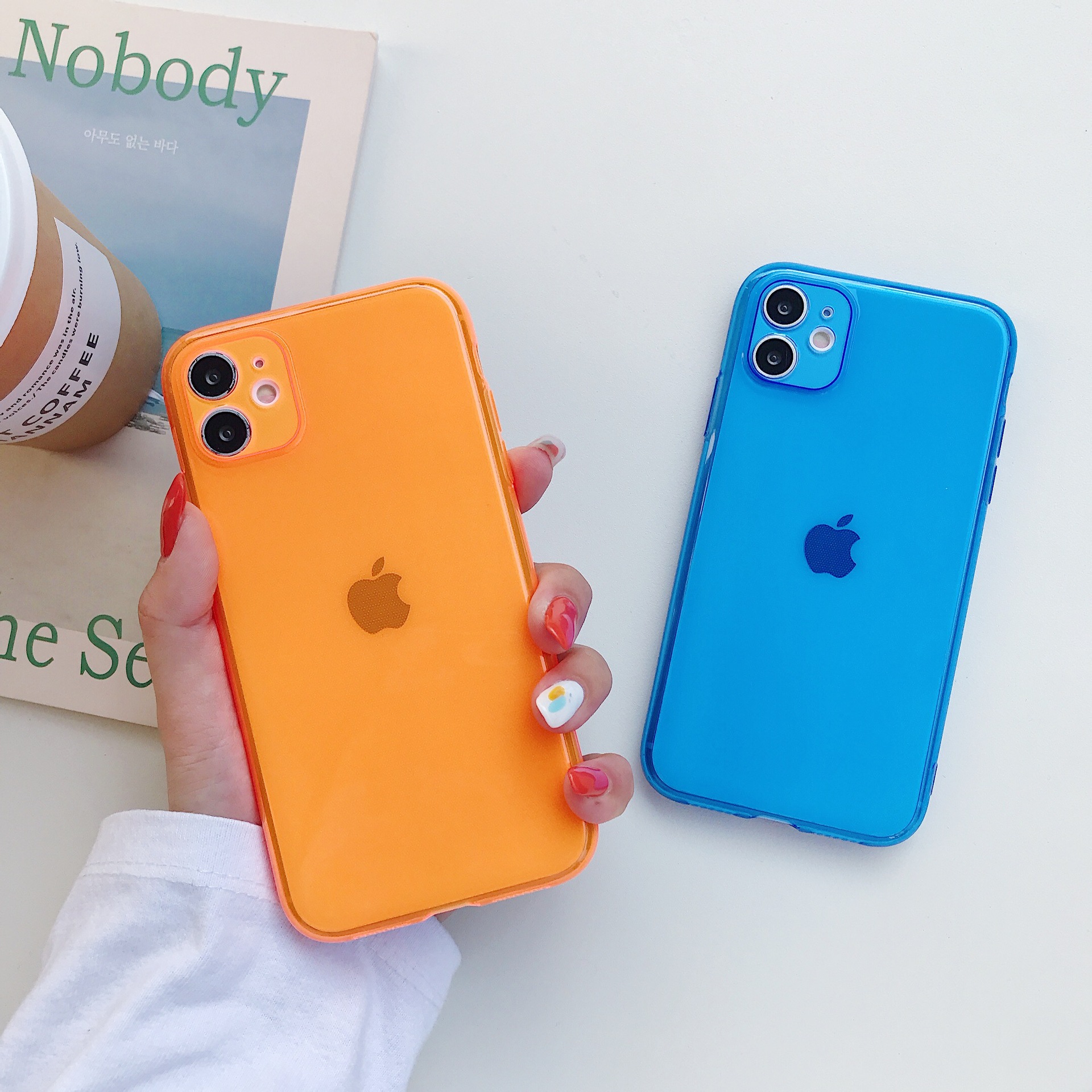 Candy Color Transparent Silico - Phone Cases Burga review and price