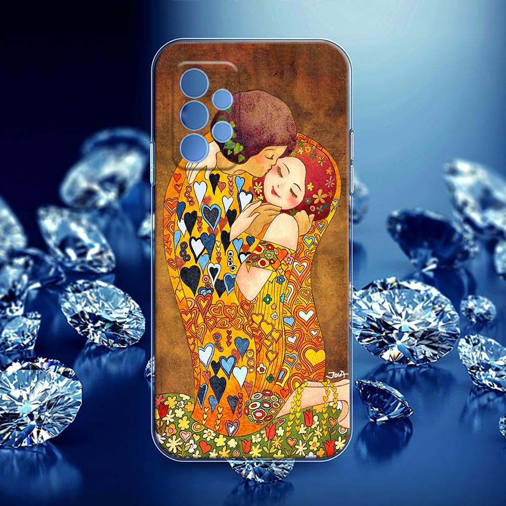Kiss by Gustav Klimt Golden Fr - Phone Cases Burga review and price