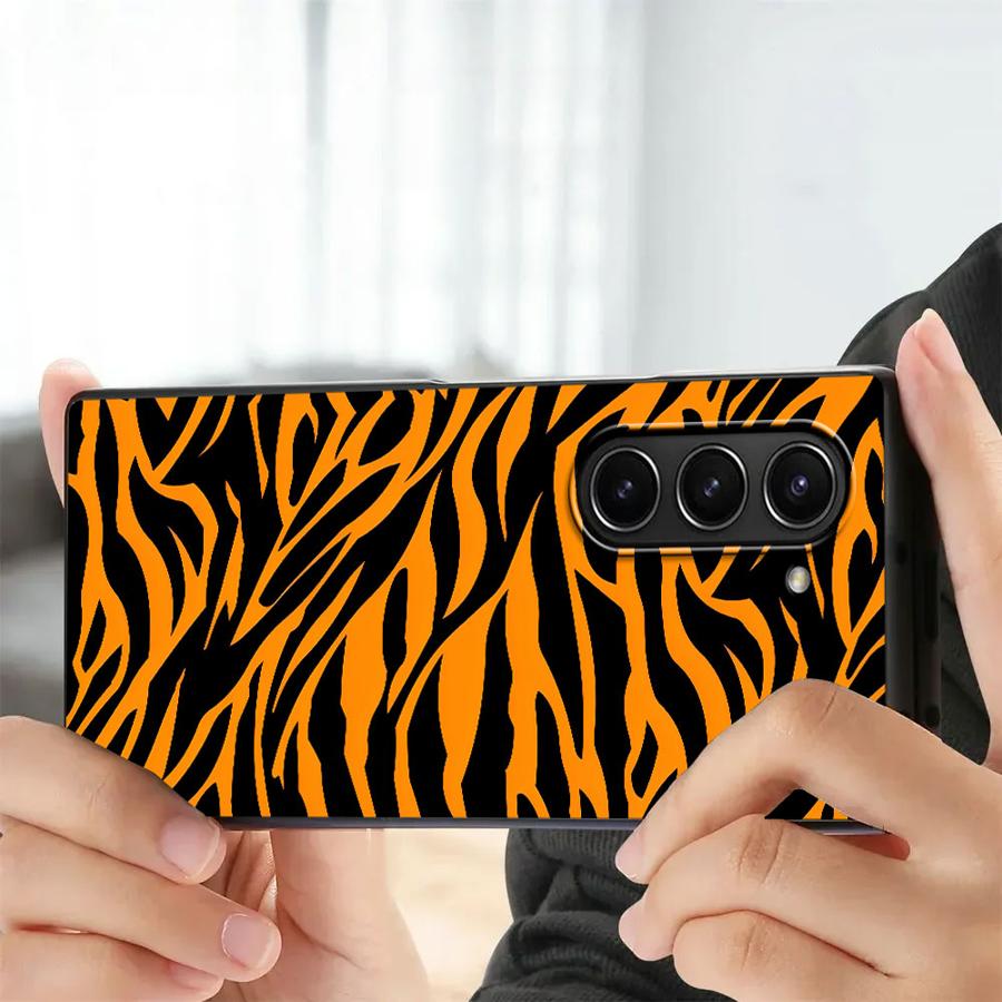 Zebra Striped Sunflower Back P - Phone Cases Z Fold 7 review and price