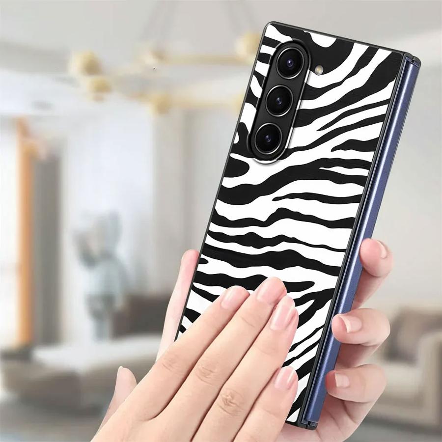 Zebra Striped Sunflower Back P - Phone Cases Z Fold 7 review and price