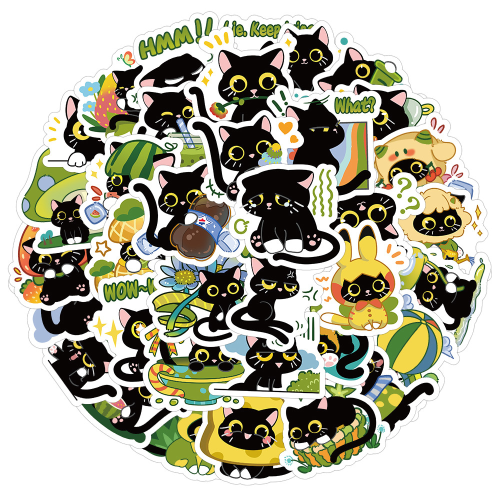 60 Cute Cartoon Black Cat Wate - Phone Cases You Can Design review and price