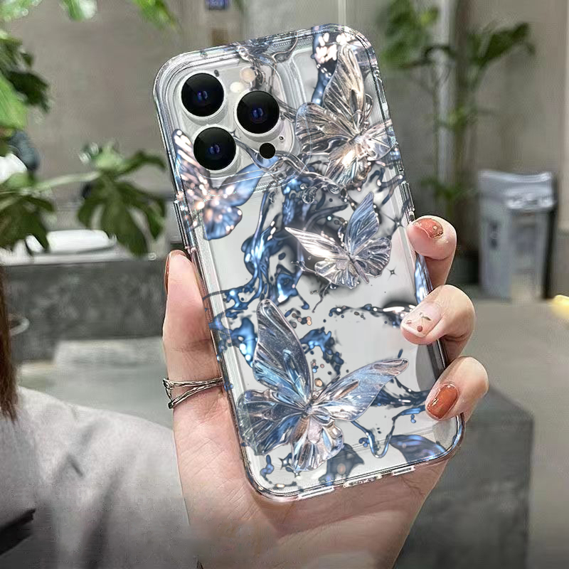 Luxury 3D Butterfly Clear Phon - Phone Cases Best review and price