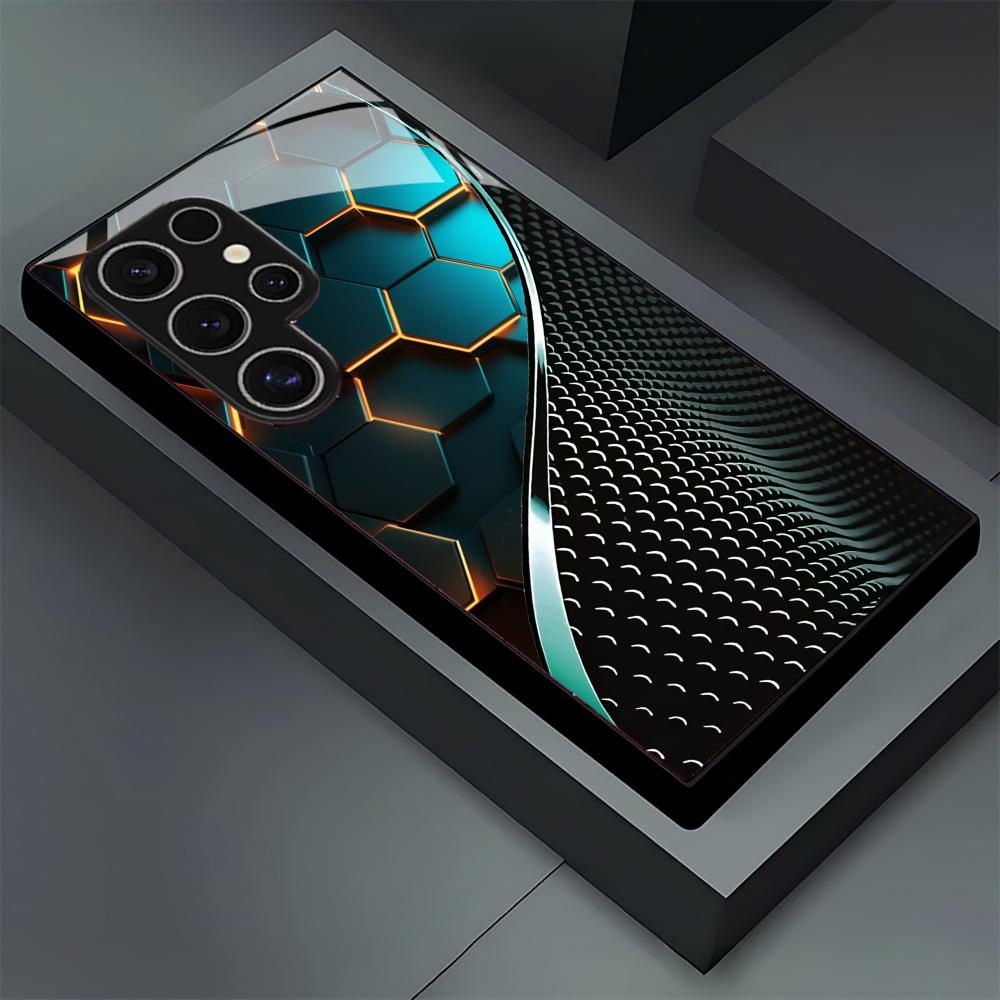 Creative Honeycomb Wood Patter - Phone Cases Galaxy S25 review and price