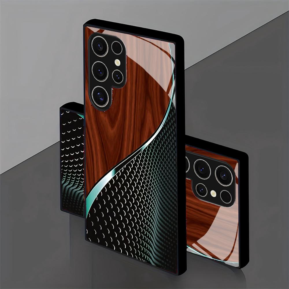 Creative Honeycomb Wood Patter - Phone Cases Galaxy S25 review and price