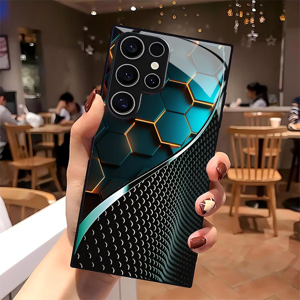Creative Honeycomb Wood Patter - Phone Cases Galaxy S25 review and price