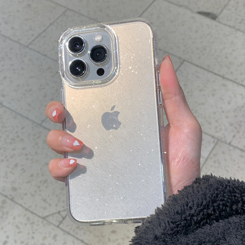 Transparent Simple Glitter Pho - Phone Cases Best review and price
