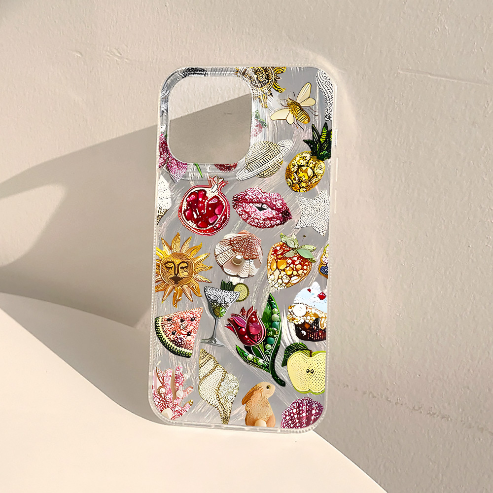 Luxury Retro Collage Silicone  - Phone Cases Best review and price