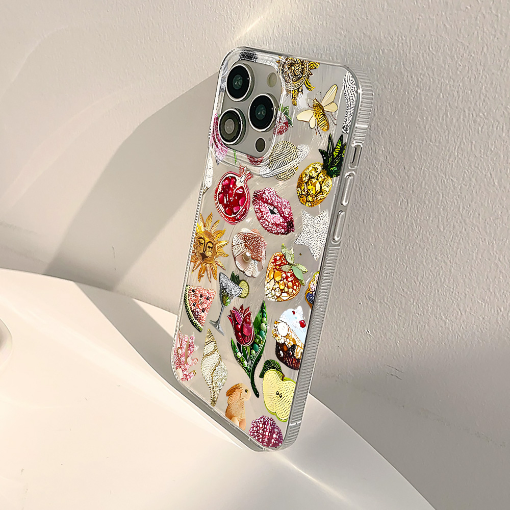 Luxury Retro Collage Silicone  - Phone Cases Best review and price