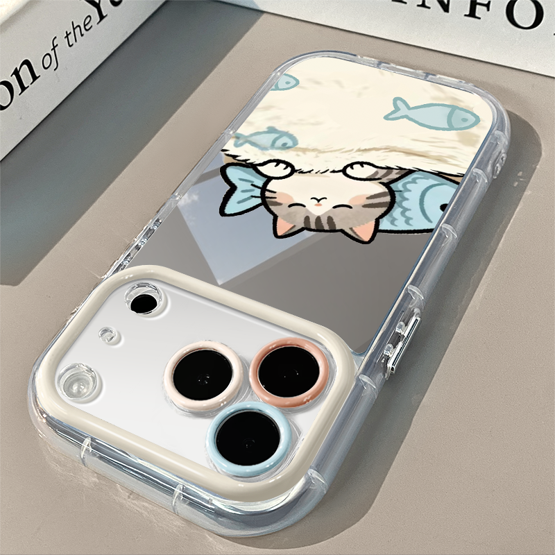 Cartoon Cute Kitten Fish Heali - Phone Cases Xr Cute review and price