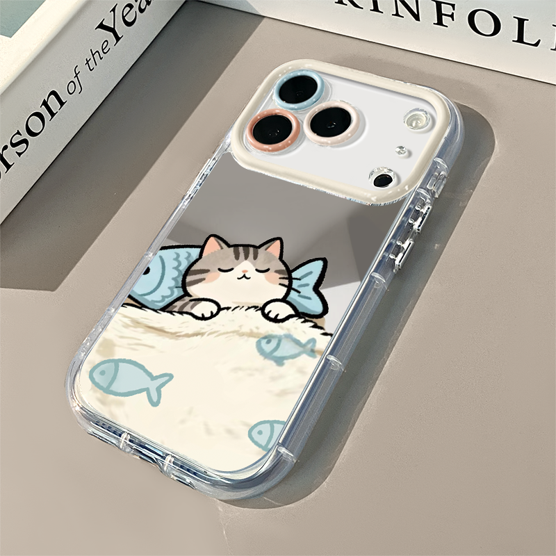 Cartoon Cute Kitten Fish Heali - Phone Cases Xr Cute review and price