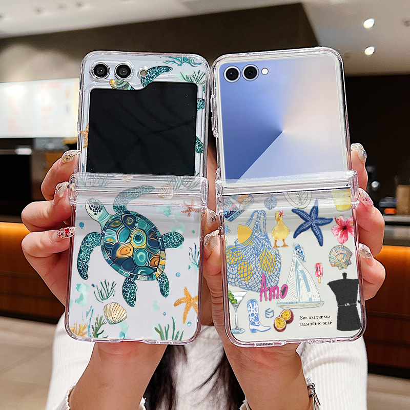 Shark Turtle Ocean Printed Pho - Phone Cases Z Fold 7 review and price