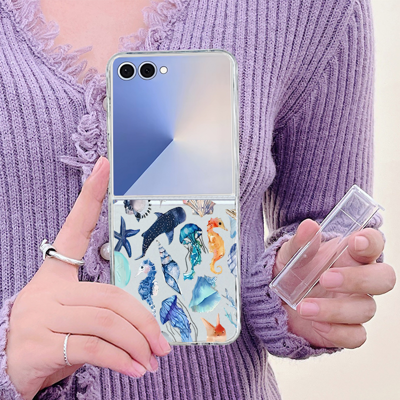 Shark Turtle Ocean Printed Pho - Phone Cases Z Fold 7 review and price