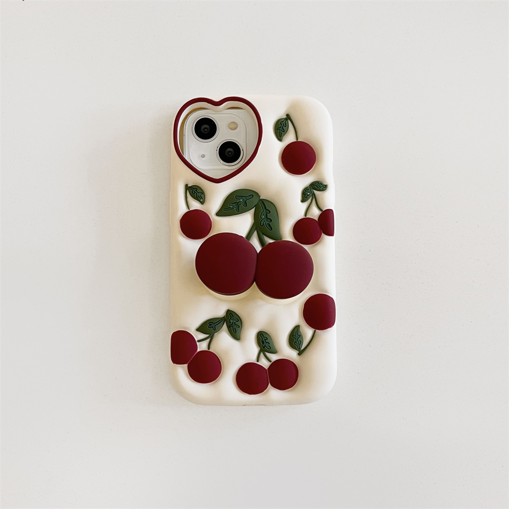 Funny Cartoon 3D Cherry Kickst - Phone Cases Dior review and price