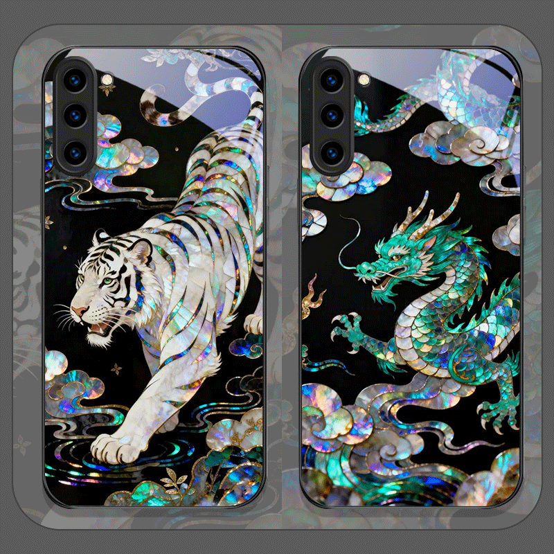 Stylish Tiger Dragon Marble Te - Phone Cases Galaxy S25 review and price