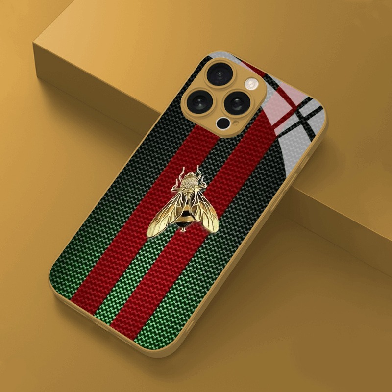 Red Green Striped Golden Bee G - Phone Cases Dior review and price