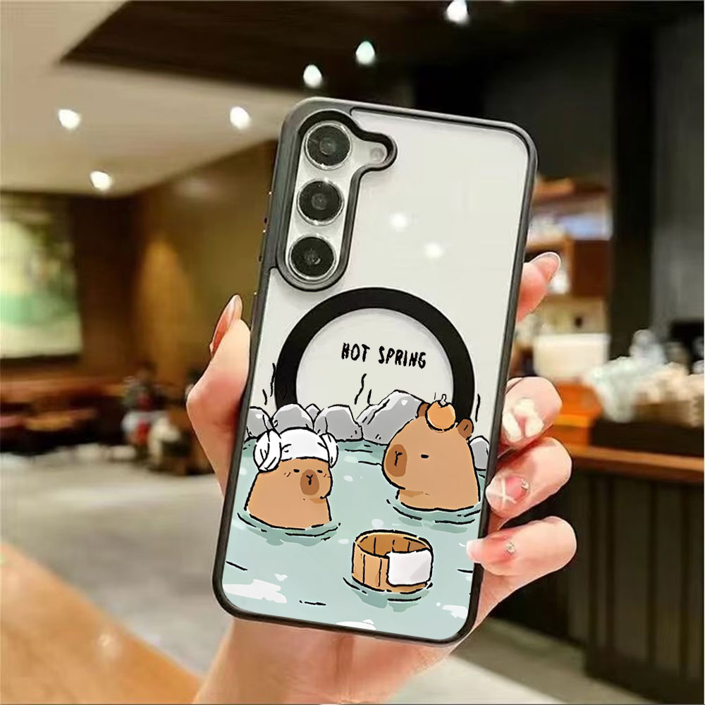 Color Transparent Magnetic Pho - Phone Cases Galaxy S25 review and price