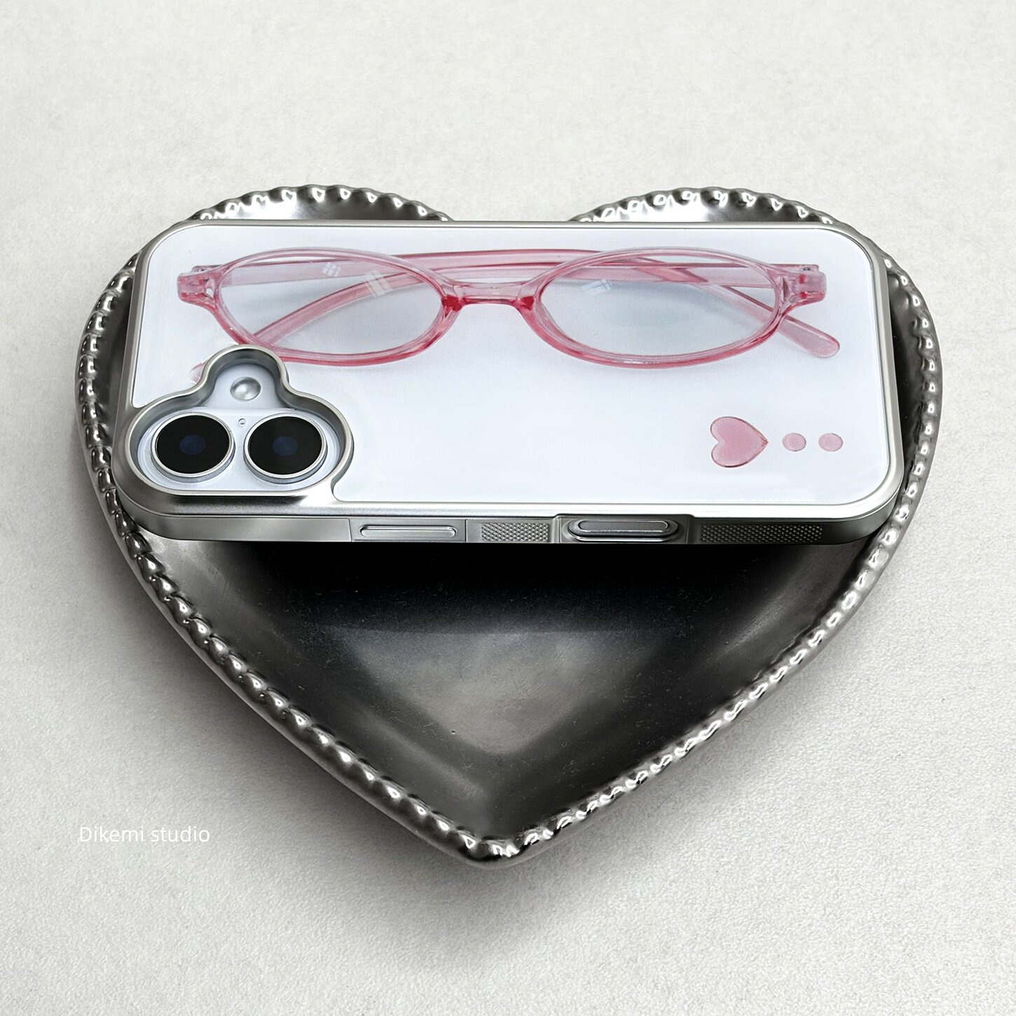 Korean ins Girl Heart Pink Gla - Phone Cases Xr Cute review and price
