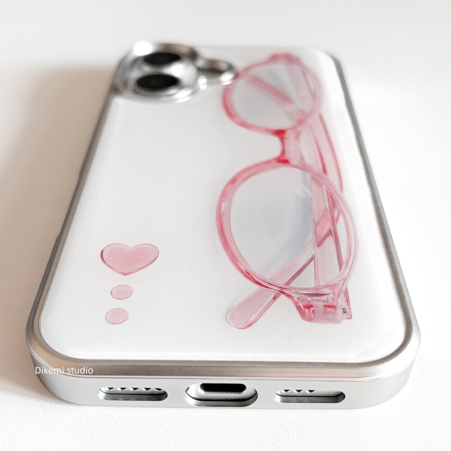 Korean ins Girl Heart Pink Gla - Phone Cases Xr Cute review and price