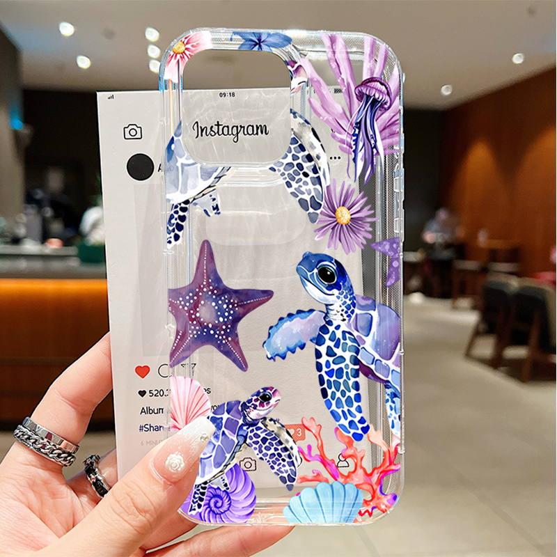 Vogue Watercolor Turtle Ocean  - Phone Cases Vogue review and price