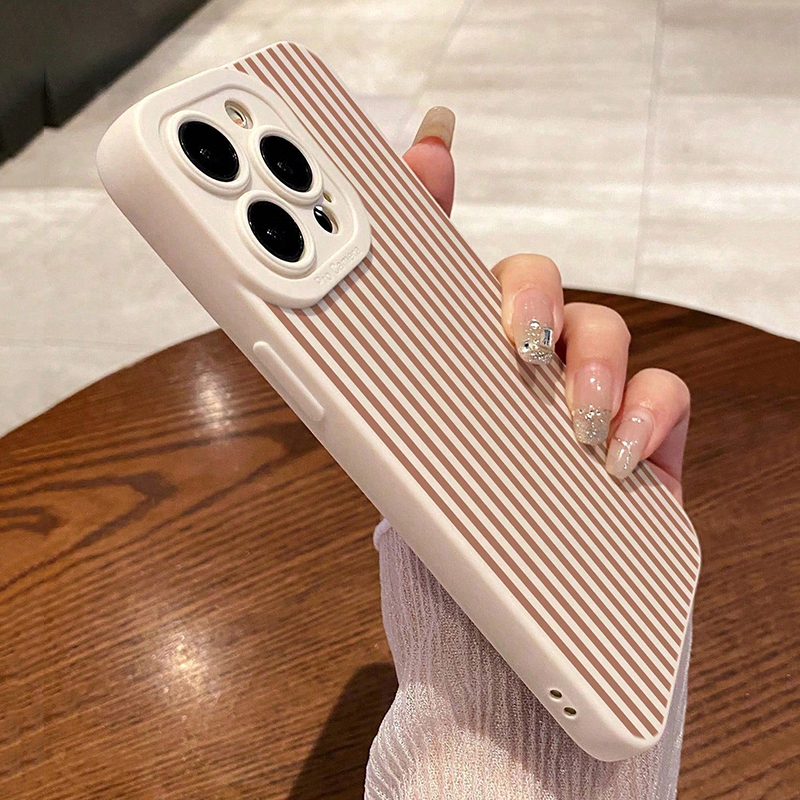 Pink Striped Painted Anti-Drop - Phone Cases 13 review and price