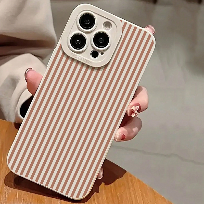 Pink Striped Painted Anti-Drop - Phone Cases 13 review and price